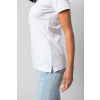 Polo damskie Ultrafit z elastanem BSW202 - WHITE